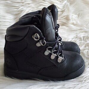 Timberland Black Toddler Waterproof Cushioned Field Boot SZ 9